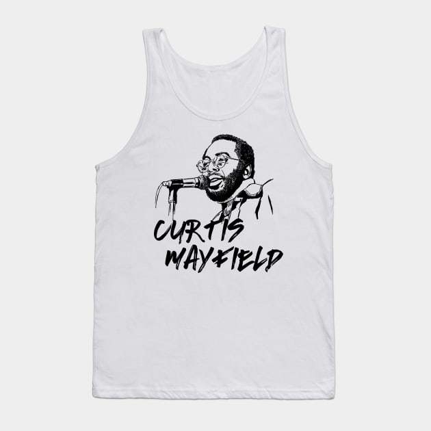 Curtis Mayfield Tank Top by ThunderEarring